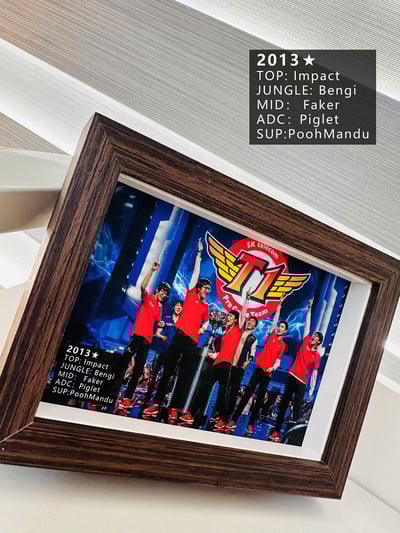【週邊】千鳥社-SKT歷屆冠軍英雄聯盟T1戰隊擺台3