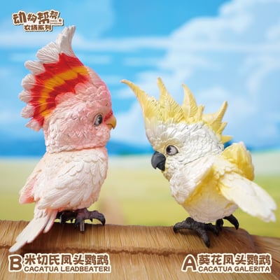 【原創授權】傑刻動漫 x 動物幫-啥鳥？系列 第三彈 小葵花鸚鵡&米切爾鸚鵡3