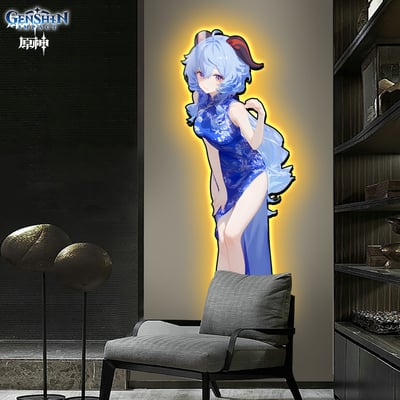 【週邊】阿喵畫社-旗袍 甘雨6