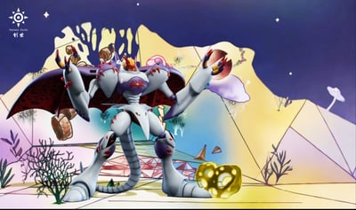 【數碼寶貝】創世工作室-二代反派 第一彈 貝利亞吸血魔獸1