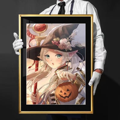 【週邊】千鳥社-葬送的芙莉蓮萬聖節Frieren午睡毯地毯裝飾畫4