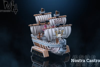 【海賊王】M4工作室-全員船系列 第二十一彈 貝基海賊船 諾斯特拉·卡斯特羅號1