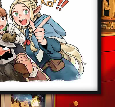 【週邊】巴洛克－迷宮飯 瑪露西爾 舌尖上的地下城 萊歐斯 法琳 裝飾畫&冰箱貼3