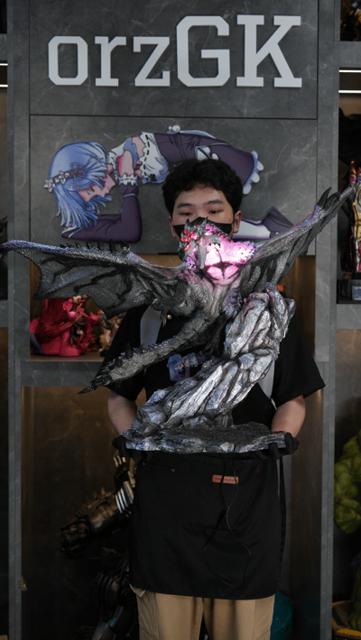 【魔物獵人】DragonFrontierStudio-魔物獵人 雄火龍（大尺寸版）12