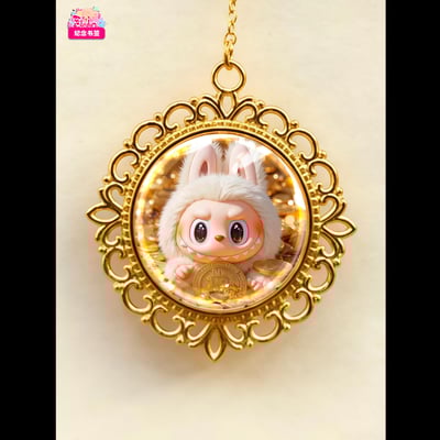 【週邊】阿喵畫社－Labubu 招財書籤3