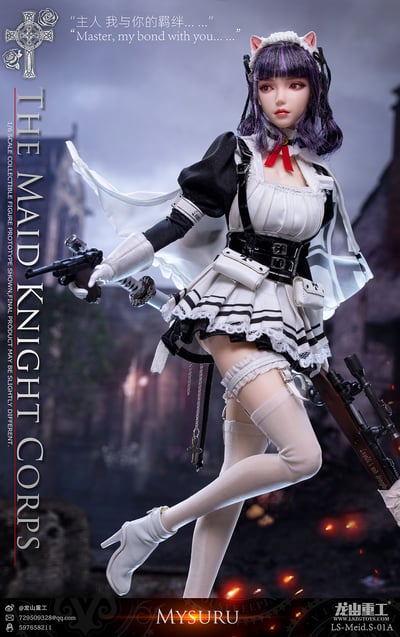 【正版授權】龍山重工－LS-Meid.S-01 女僕騎士團 狙擊手米蘇＆擲彈兵安琪拉7