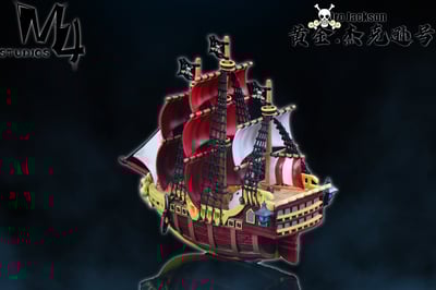 【海賊王】M4工作室-全員船系列 第二十五彈 羅傑海賊船 黃金·傑克遜號2