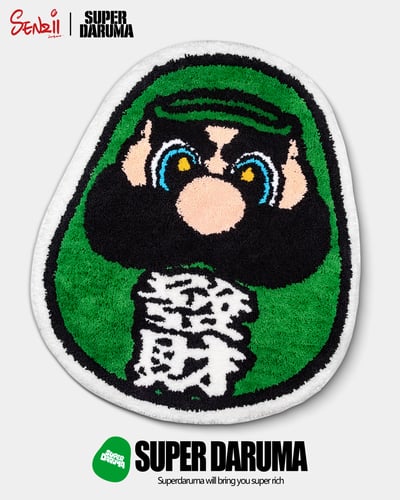 【週邊】SENZII HOME x 超級達摩SuperDaruma=發財地毯1