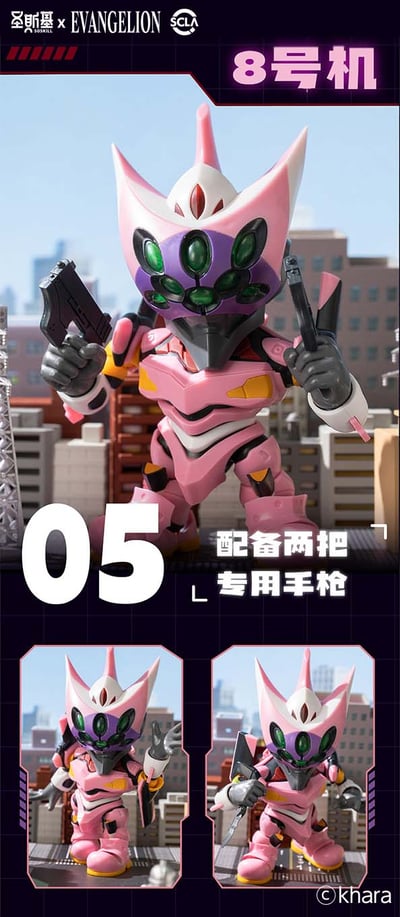 【正版授權】聖斯基－Q版補完計畫 EVA 超可動 拼裝盲盒13