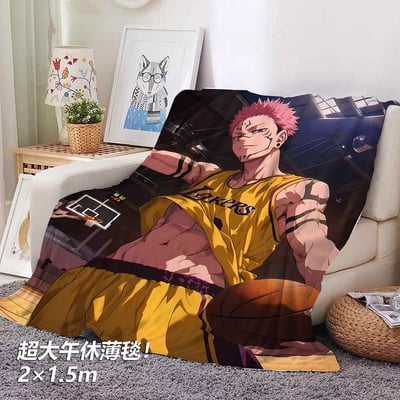 【週邊】千鳥社-五條悟兩面宿傩湖人隊咒術迴戰NBA午睡毯地毯裝潢畫4