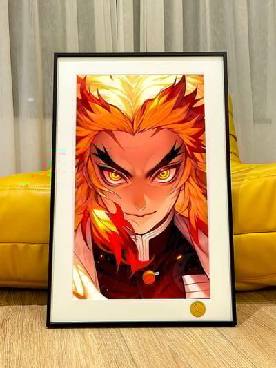 【週邊】星空工作室－鬼滅之刃 帥氣炎柱 裝飾畫1