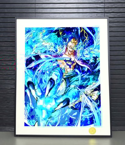 【週邊】H2工作室－海賊王 不死鳥 馬爾科 裝飾畫2