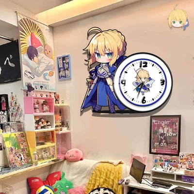 【週邊】阿喵畫社-萌系吾王橫款鐘錶3