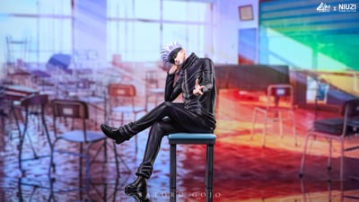 【咒術迴戰】BLACK x 牛子-星星椅五條悟8