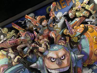 【週邊】KK工作室-ONEPIECE We Are Eternal 立體裝飾畫7