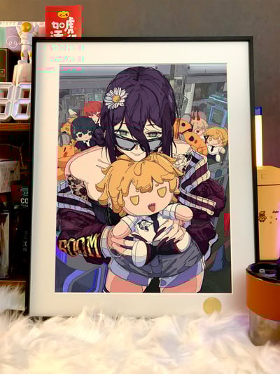 【週邊】星空工作室－鏈鋸人 娃娃機蕾塞 裝飾畫3