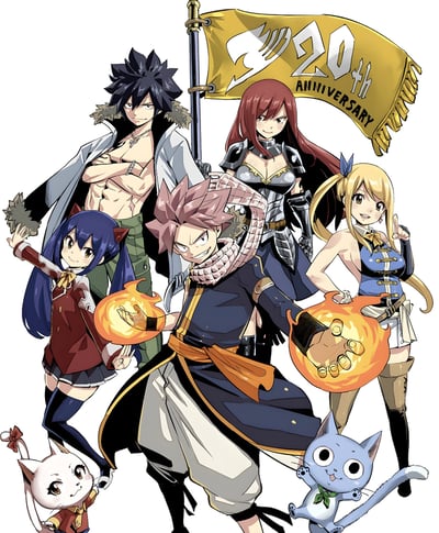 【週邊】H2工作室－妖精的尾巴20周年 裝飾畫3