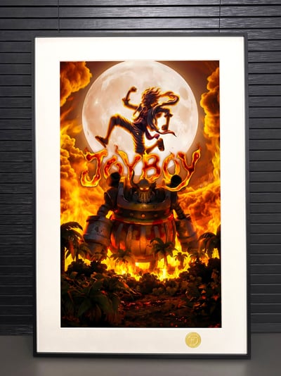 【週邊】H2工作室－海賊王 喬伊波伊 裝飾畫2