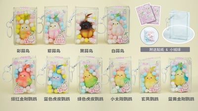 【原創授權】傑刻動漫 x 動物幫農場-蒜鳥週邊掛飾2