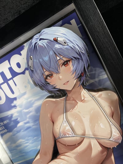 【週邊】KK工作室-週刊封面女郎系列立體裝飾畫 第二彈 綾波麗5