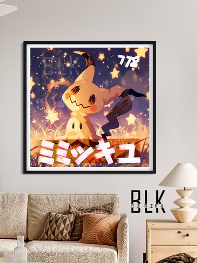 【週邊】巴洛克－寶可夢 謎擬丘 裝飾畫&冰箱貼2