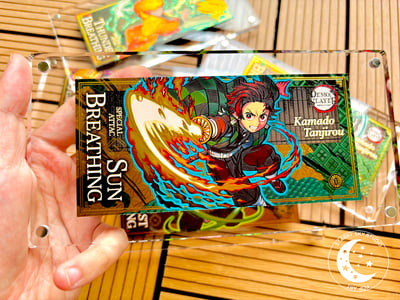 【週邊】星空工作室-鬼滅折光鐳射版畫磚 鬼滅之刃無限城篇炭治郎彌豆子善逸伊之助2