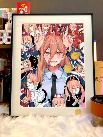 【週邊】星空工作室－電鋸人 百變帕瓦 裝飾畫3