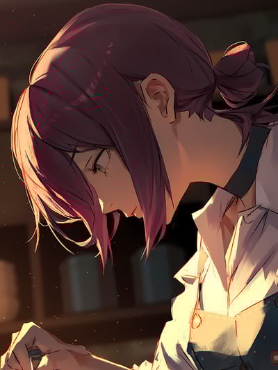 【週邊】星空工作室－鏈鋸人 咖啡師蕾塞 裝飾畫4