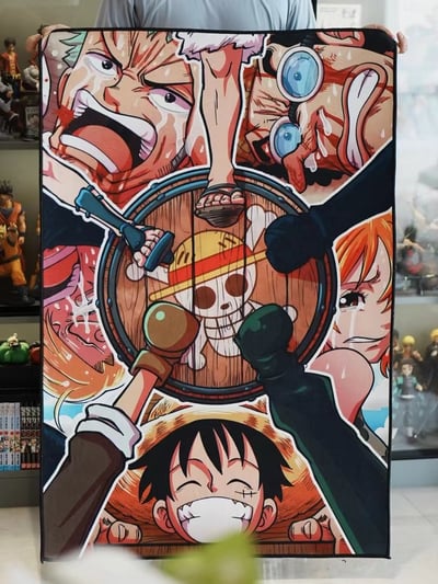 【週邊】千鳥社-海賊王東海五人組地毯7