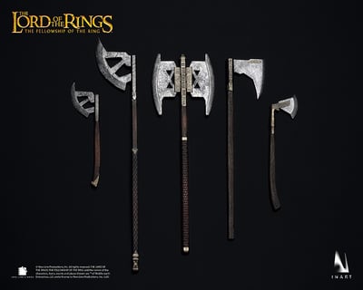 【正版授權】INART－魔戒首部曲：魔戒現身 金靂 收藏級可動人偶16