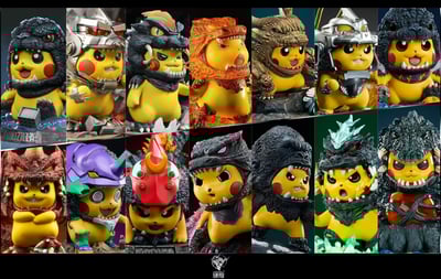 【哥吉拉】硬殼工作室-變皮cos大怪獸系列 限花獸碧奧蘭蒂10