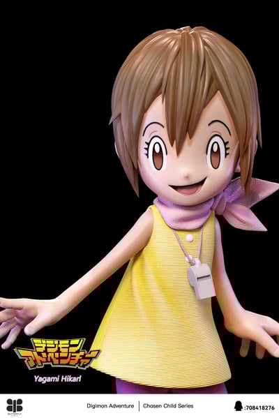 【數碼寶貝】Butterfly Studio-被選中的孩子系列 八神嘉兒&迪路獸4