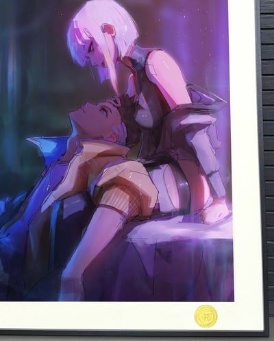 【週邊】H2工作室－賽博龐克 邊緣行者 露西大衛 裝飾畫4