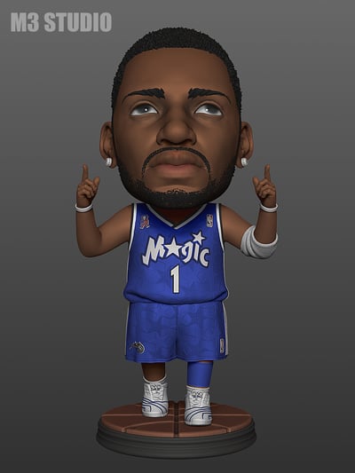 【運動明星】M3工作室-Q版 魔術 麥迪 得分王1