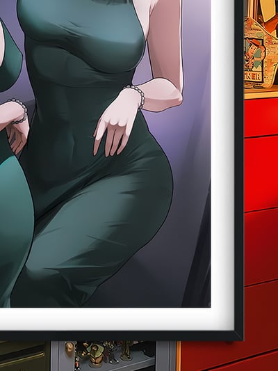 【週邊】巴洛克－一拳超人 禮服吹雪 裝飾畫&冰箱貼3