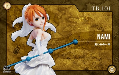 【海賊王】YZ工作室-偉大航路系列 恐怖三桅帆船 第十一彈 101婚紗娜美1