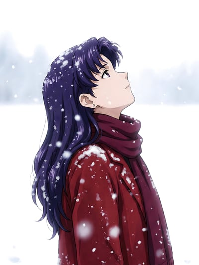 【週邊】H2工作室－新世紀福音戰士 冬日葛城美里 裝飾畫3