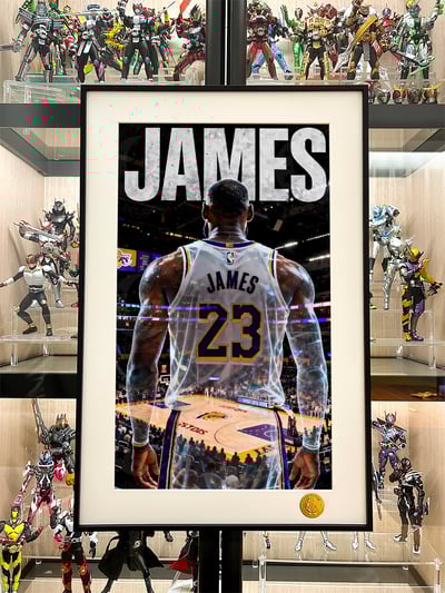 【週邊】星空工作室－詹姆斯背影 裝飾畫2