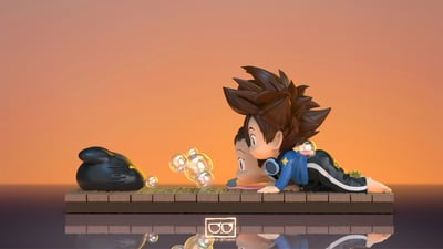 【數碼寶貝】口口社KOKOStudio-初遇 000 吐泡泡的黑球獸4