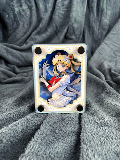 【週邊】萌萌匠-美少女戰士水冰月月野兔3D立體卡磚擺台裝飾畫7