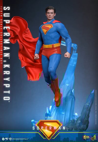 【正版授權】HOTTOYS-MMS812 新版電影 超人 超人&小氪套裝 可動18