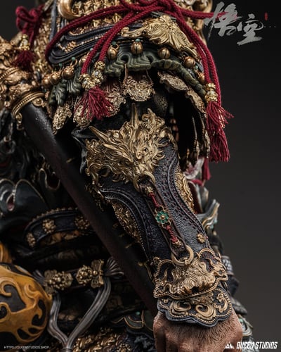 【正版授權】Queen Studios-《黑神話：悟空》天命人大聖金甲1/3全身像7