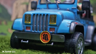 【七龍珠】JacksDo-DB扉頁載具 藍色吉普車（海外現貨）2