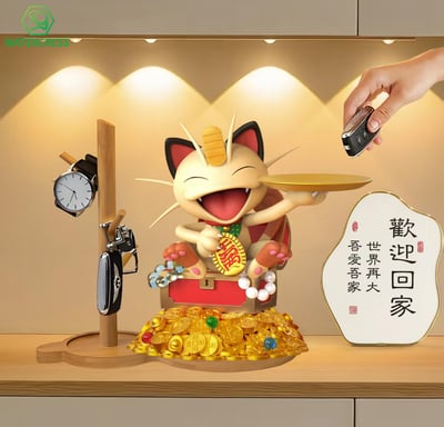 【寶可夢】Watercress模玩-招財收納喵喵1