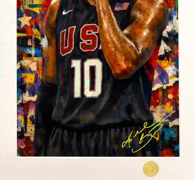 【週邊】H2工作室－奧運會科比 裝飾畫4