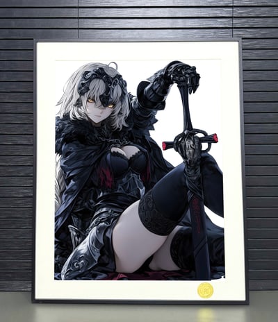 【週邊】H2工作室-黑貞德 Fate/Grand Order龍之魔女Avenger裝飾畫2