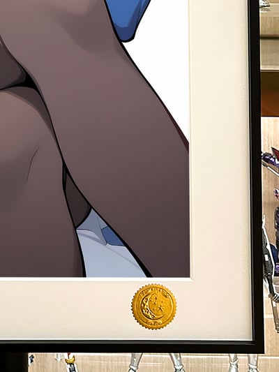 【週邊】星空工作室－Fate 坐姿Saber 裝飾畫4