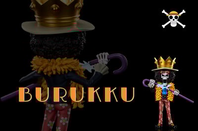 【海賊王】A+研究所-魚人島企劃 草帽團 布魯克2