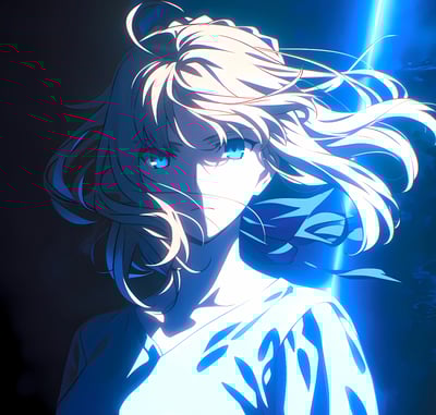 【週邊】H2工作室-劍氣saber 阿爾托莉雅Fate亞瑟王裝飾畫3