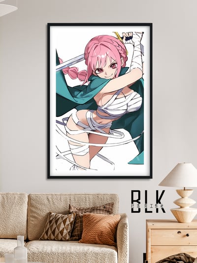 【週邊】巴洛克－海賊王 蕾貝卡 裝飾畫&冰箱貼4